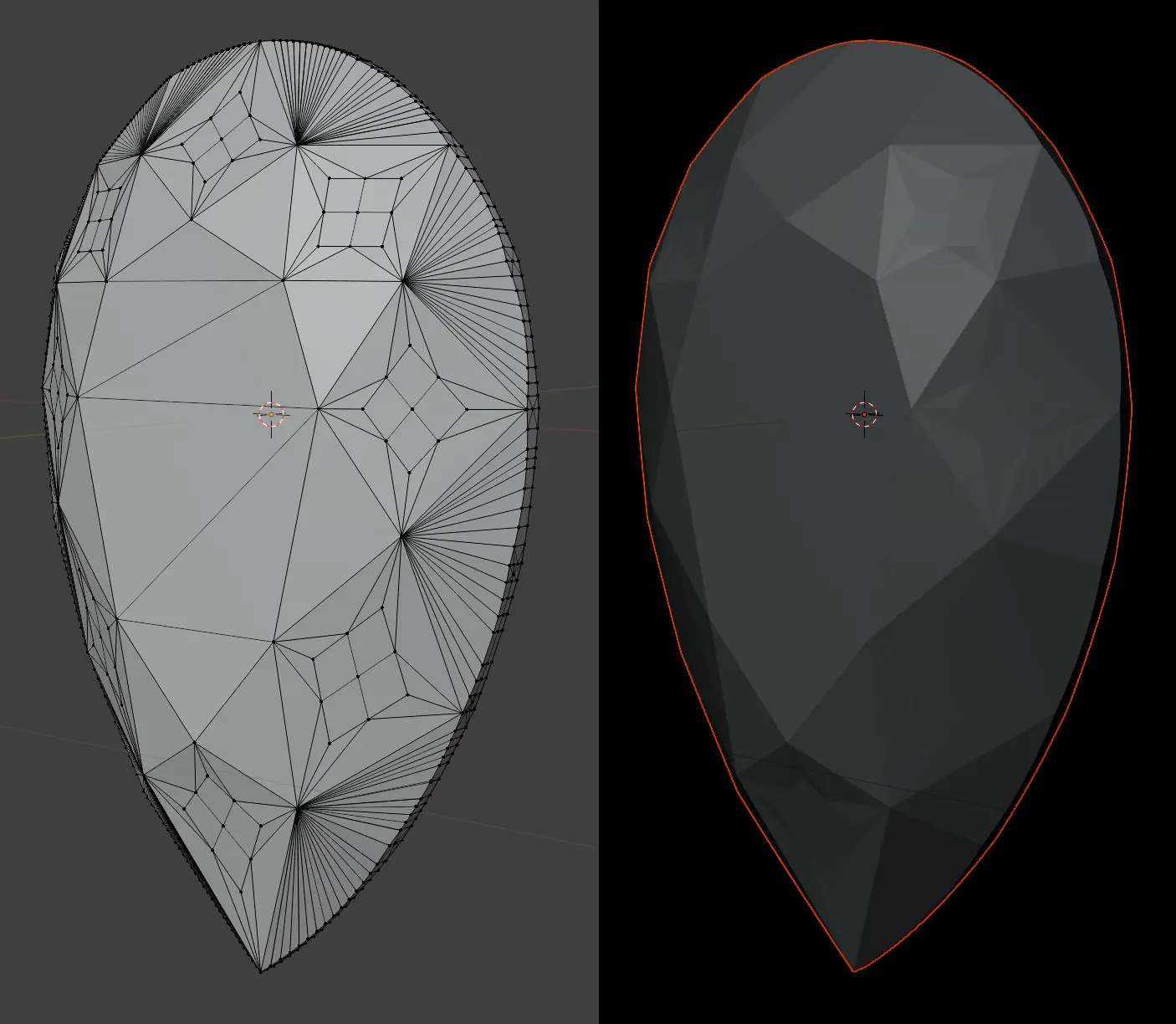 Gem cut with a mix of all problems